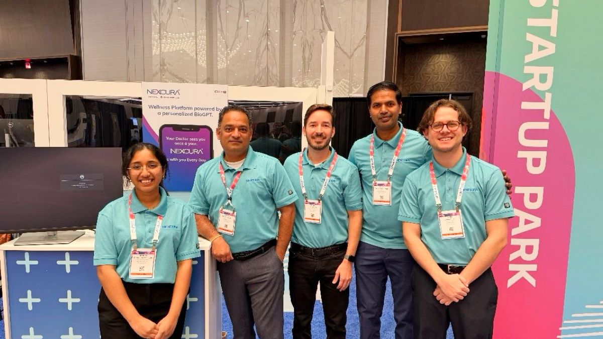 Team at HIMSS event